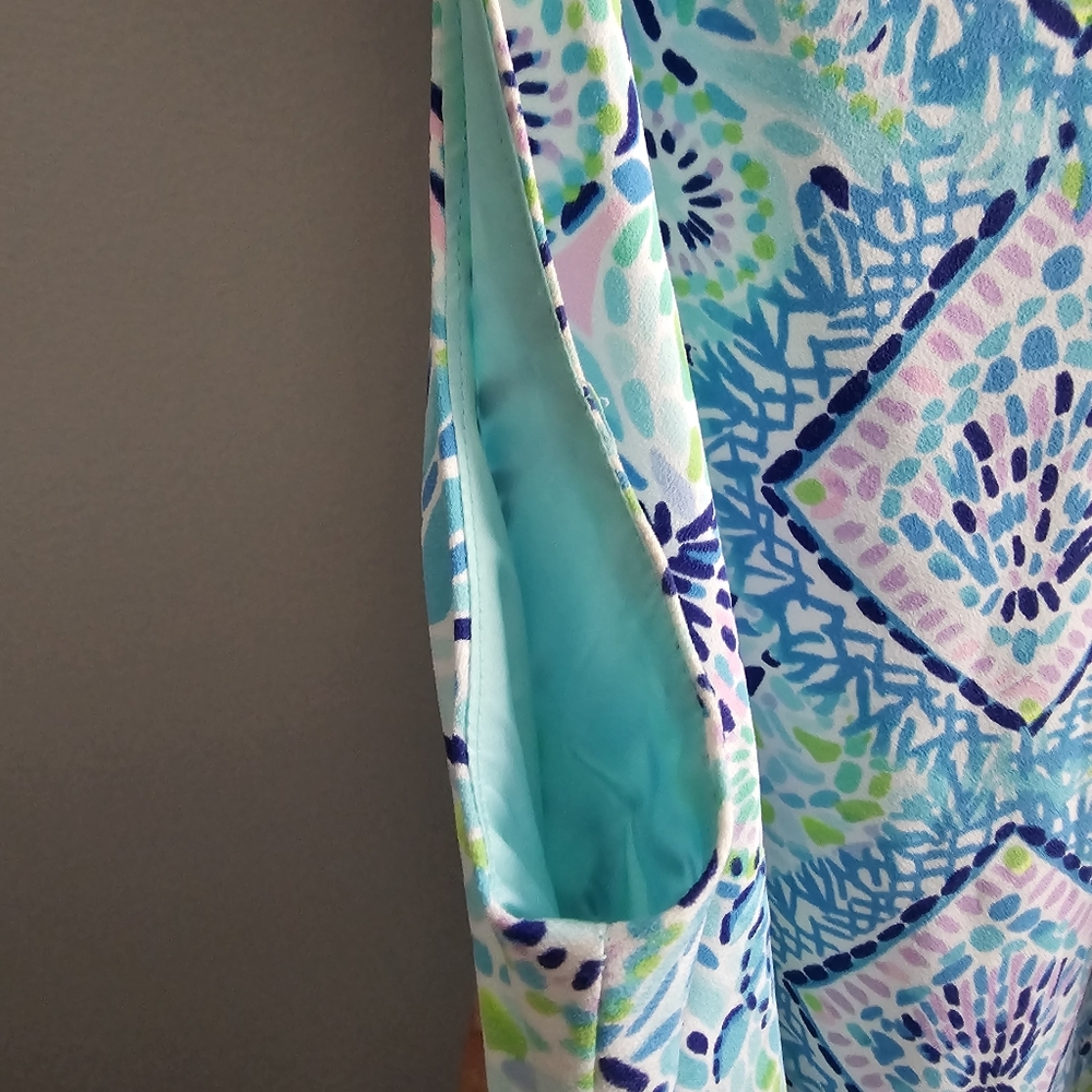 Lilly Pulitzer Chain Halter Pearl Romper 14 - Picture 9 of 11